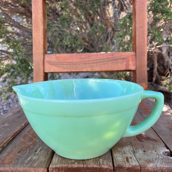 1950s Fire King jadeite anchor hocking batter bowl 1quart 7.5” - Picture 2 of 10